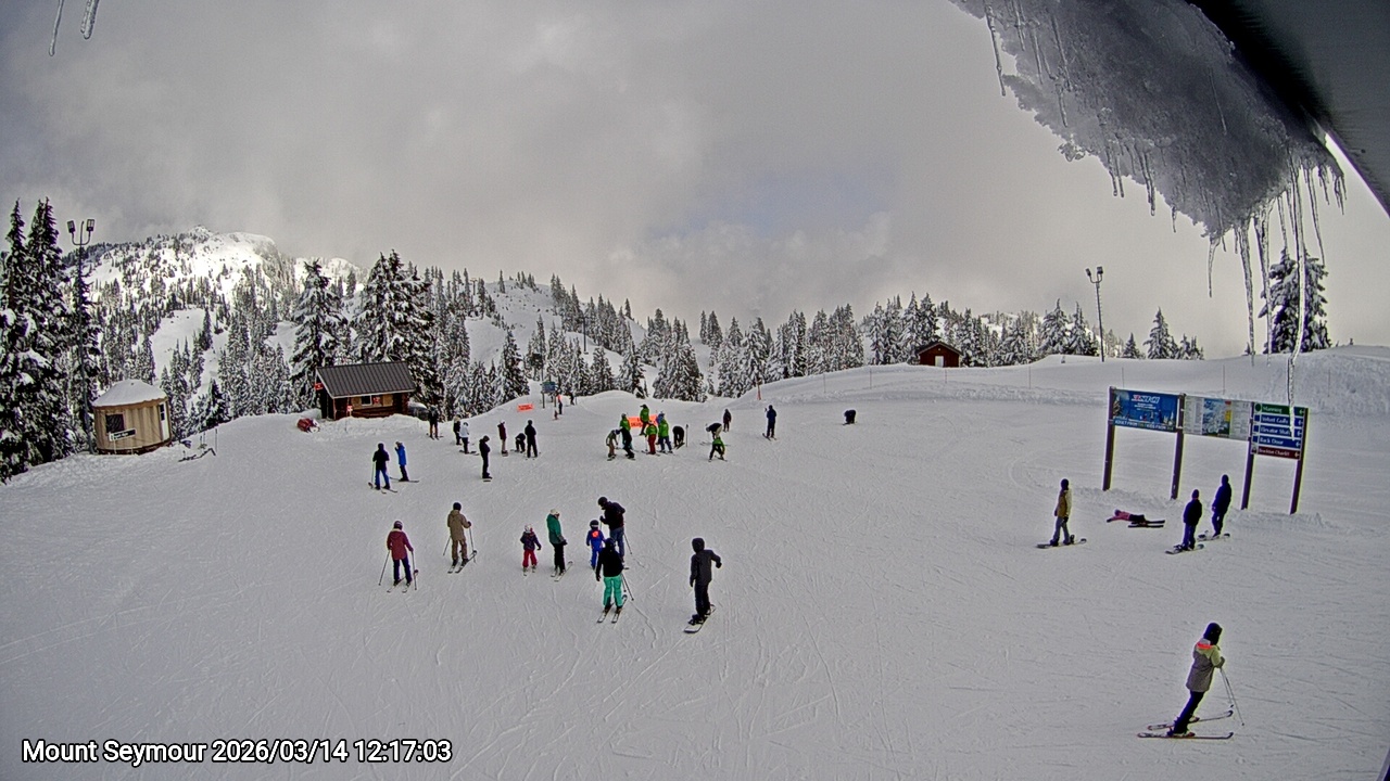 Webcam frame from Mount Seymour at 2026/03/14 12:00