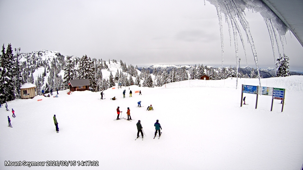 Webcam frame from Mount Seymour on 2026/03/15