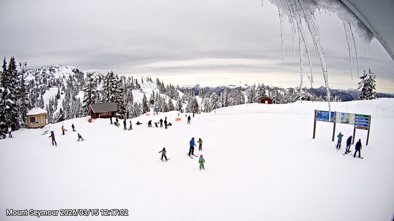 Webcam frame from Mount Seymour at 2026/03/15 12:00