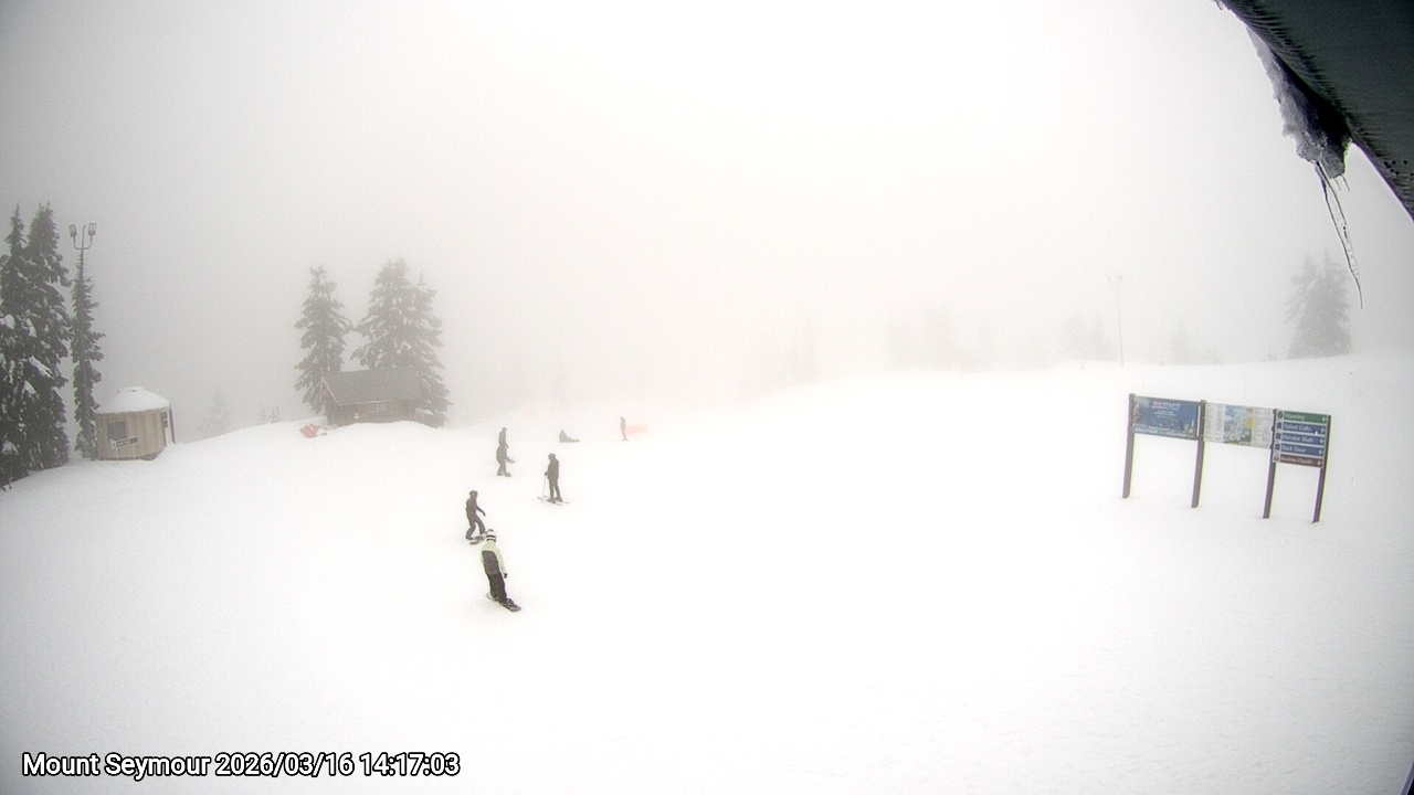 Webcam frame from Mount Seymour on 2026/03/16