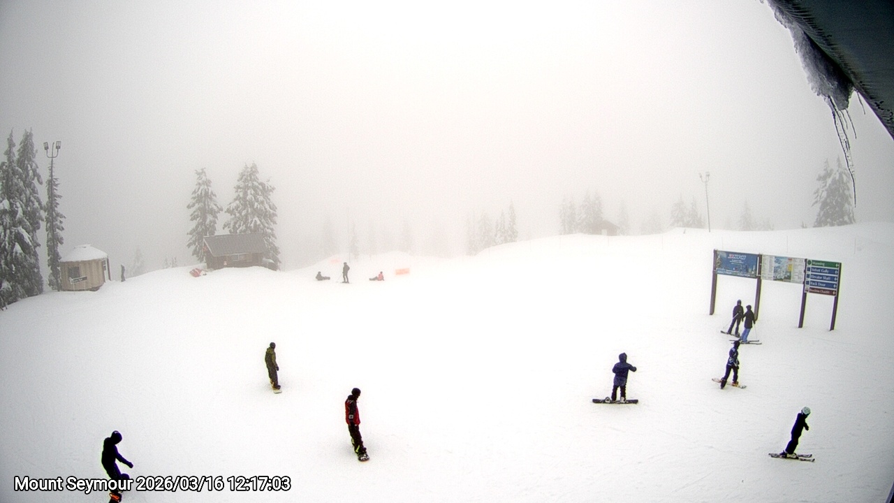 Webcam frame from Mount Seymour at 2026/03/16 12:00