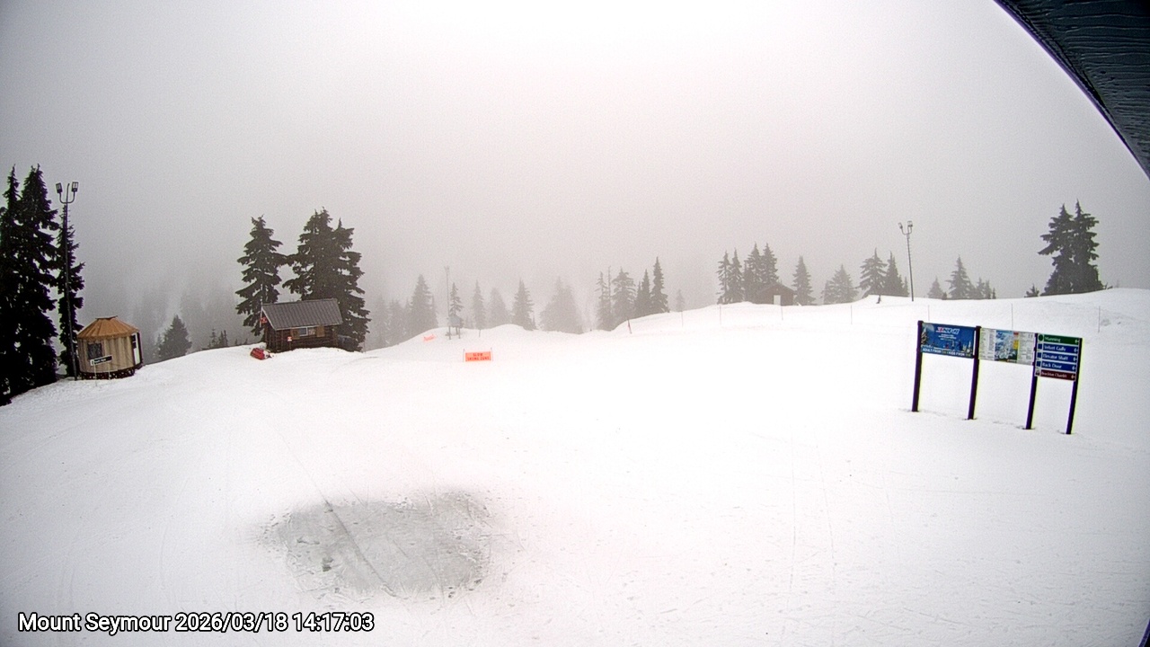 Webcam frame from Mount Seymour on 2026/03/18