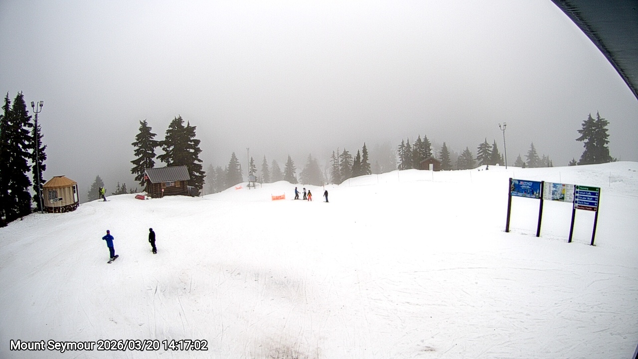 Webcam frame from Mount Seymour on 2026/03/20