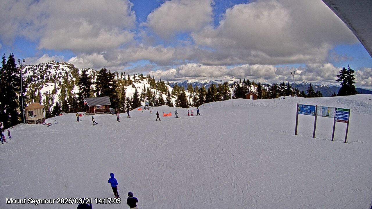 Webcam frame from Mount Seymour on 2026/03/21