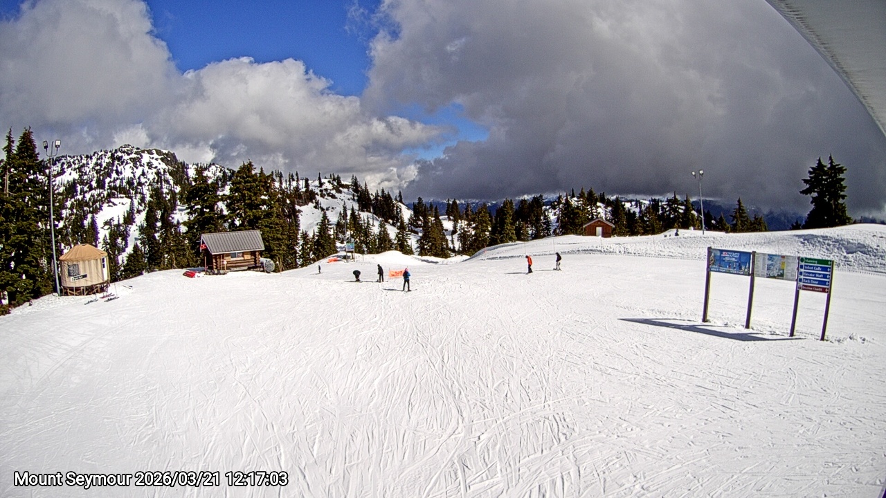 Webcam frame from Mount Seymour at 2026/03/21 12:00