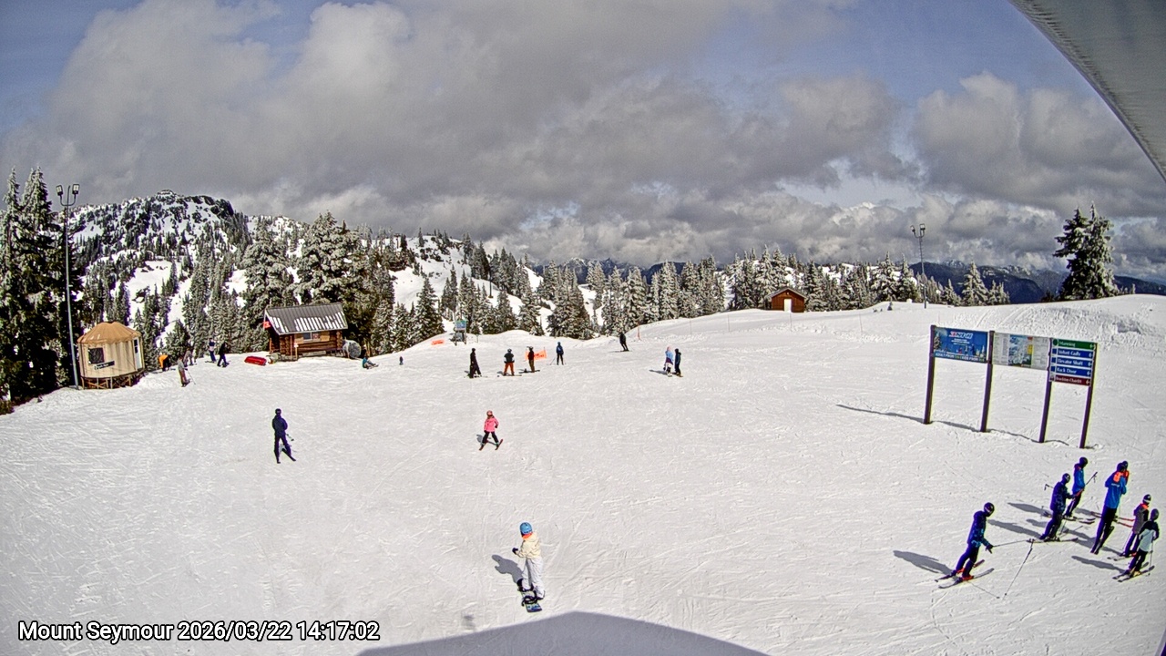 Webcam frame from Mount Seymour on 2026/03/22