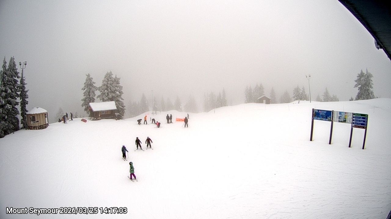 Webcam frame from Mount Seymour on 2026/03/25