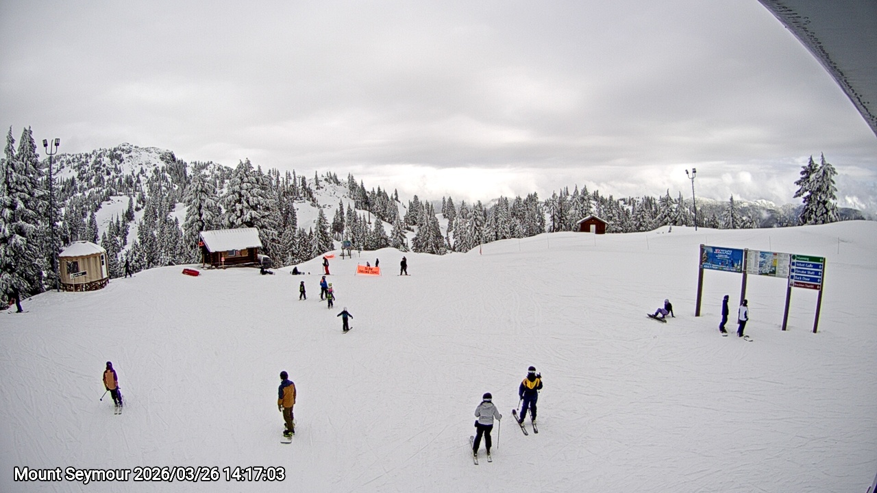 Webcam frame from Mount Seymour on 2026/03/26