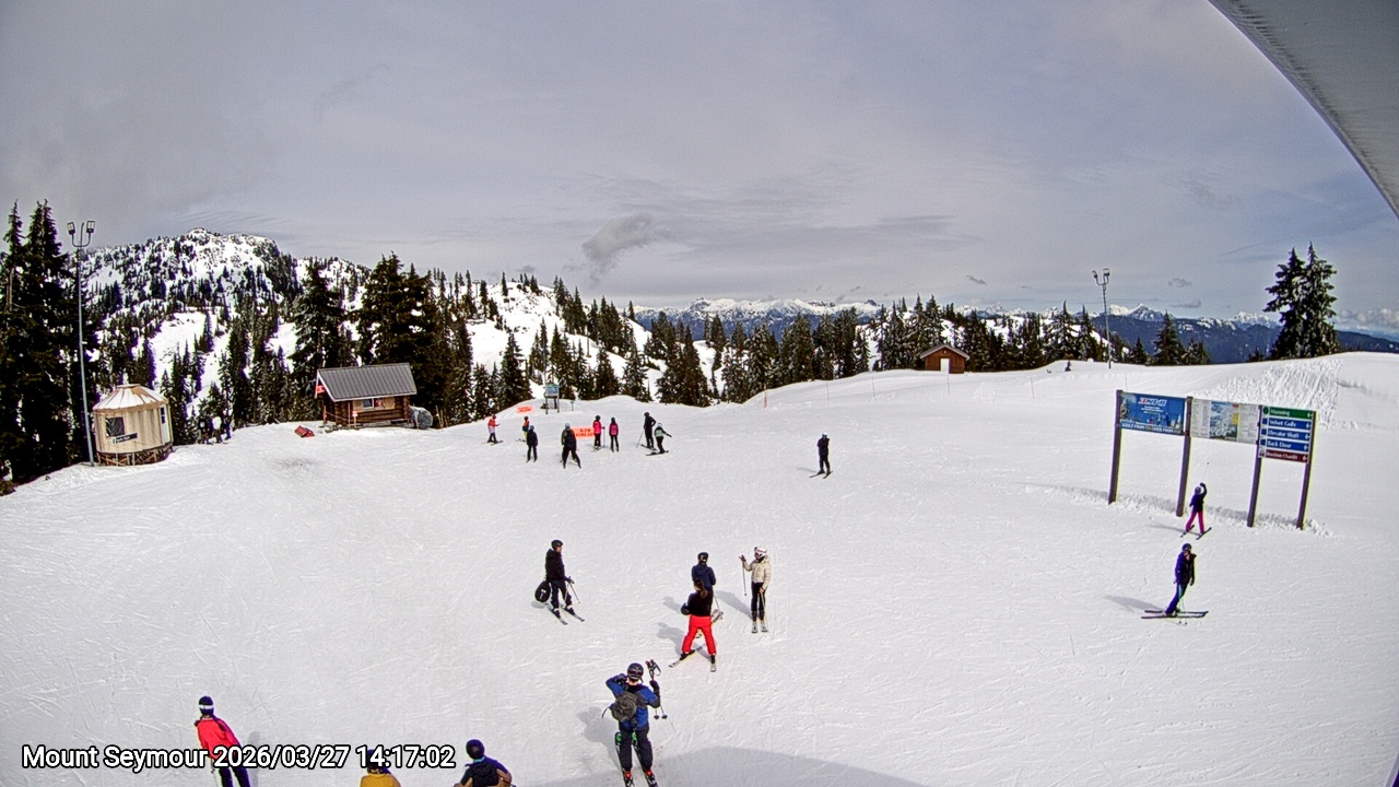 Webcam frame from Mount Seymour on 2026/03/27