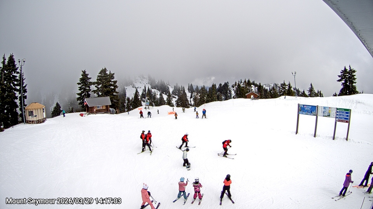 Webcam frame from Mount Seymour on 2026/03/29