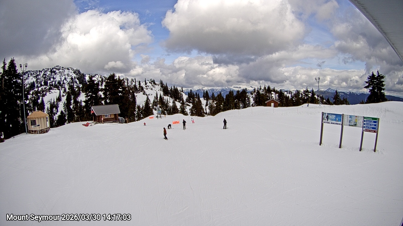 Webcam frame from Mount Seymour on 2026/03/30