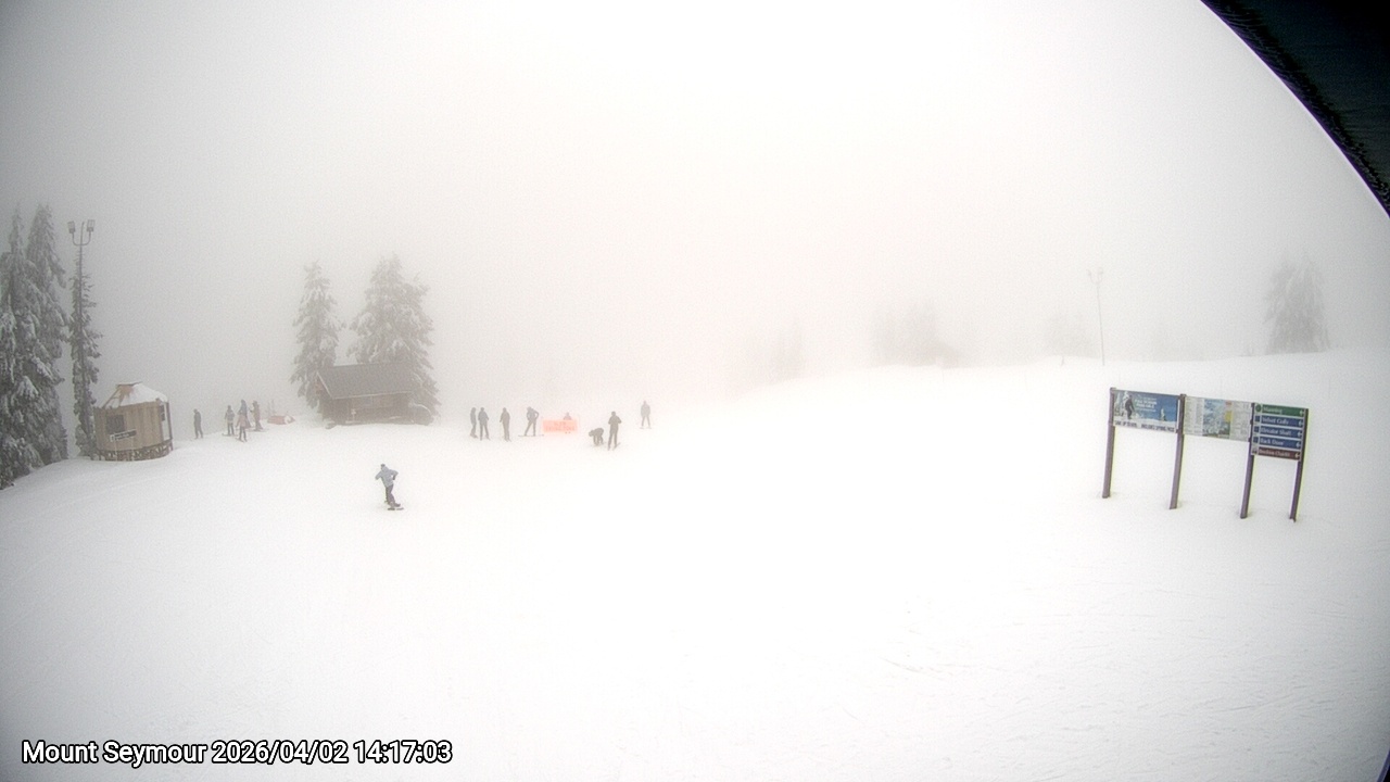 Webcam frame from Mount Seymour on 2026/04/02