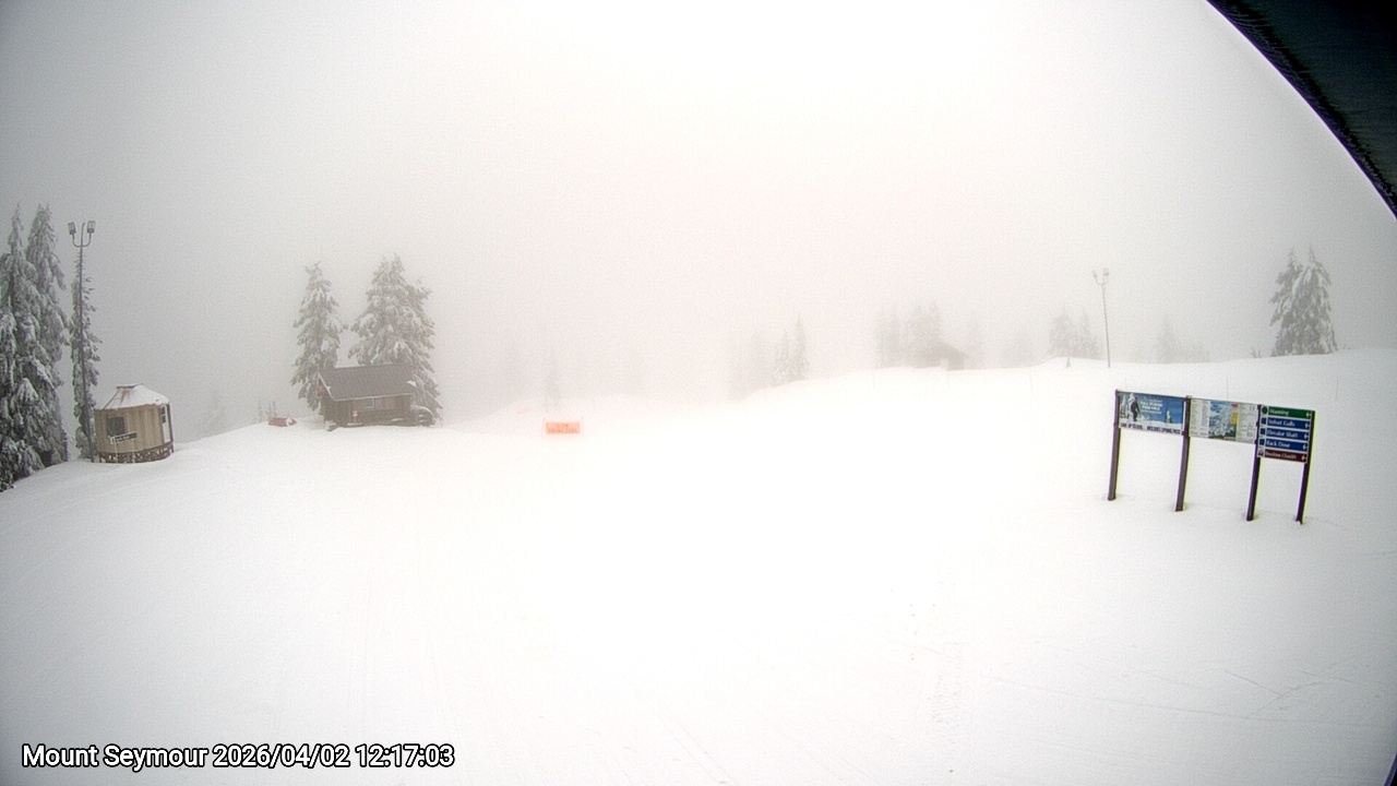 Webcam frame from Mount Seymour at 2026/04/02 12:00