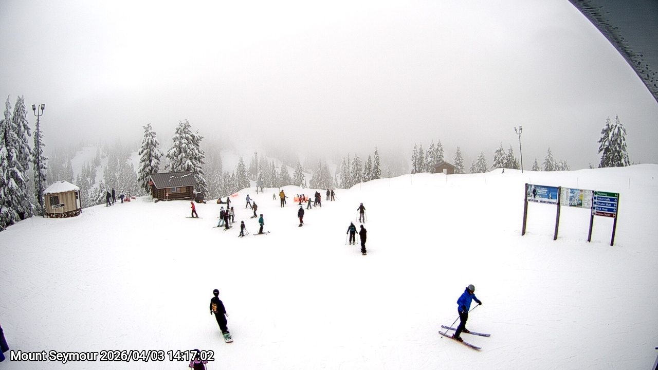 Webcam frame from Mount Seymour on 2026/04/03