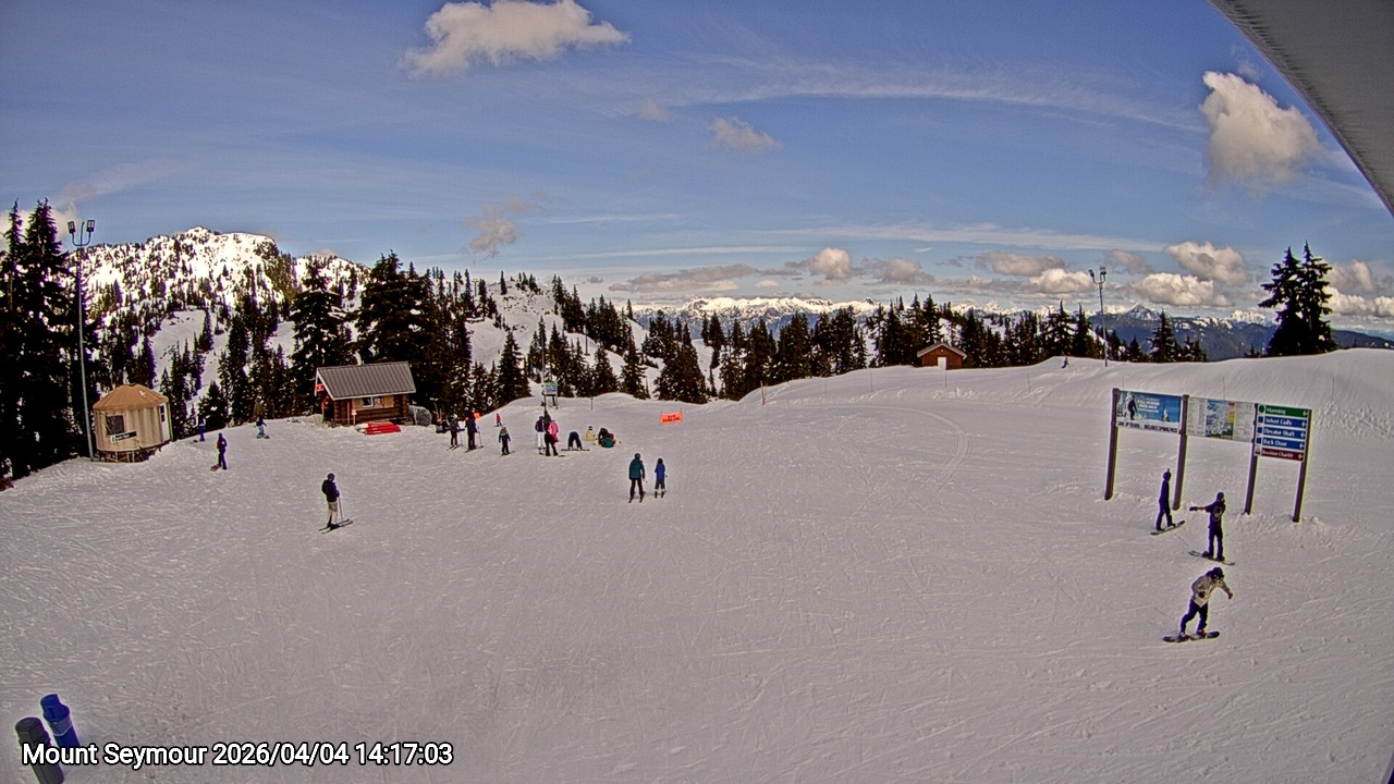 Webcam frame from Mount Seymour on 2026/04/04