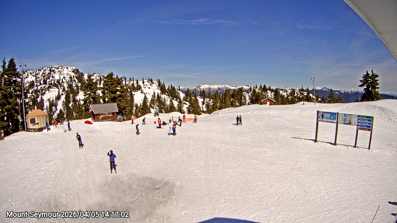 Webcam frame from Mount Seymour on 2026/04/05