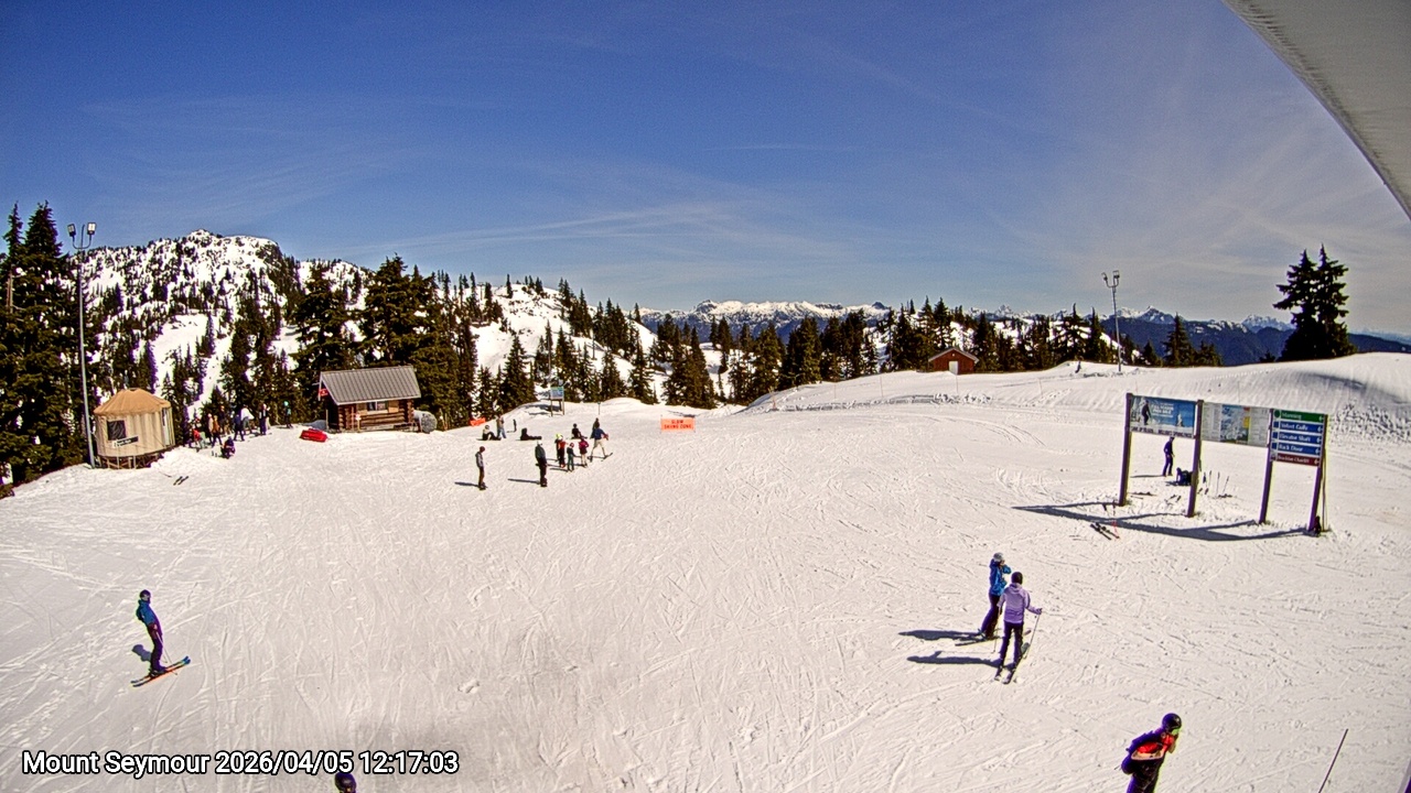 Webcam frame from Mount Seymour at 2026/04/05 12:00