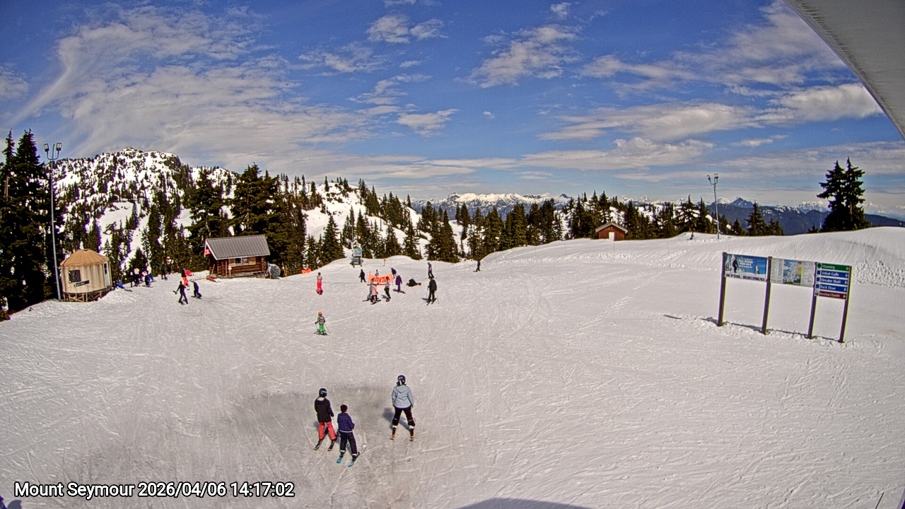 Webcam frame from Mount Seymour on 2026/04/06