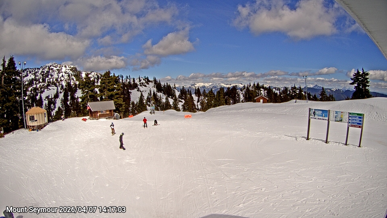 Webcam frame from Mount Seymour on 2026/04/07