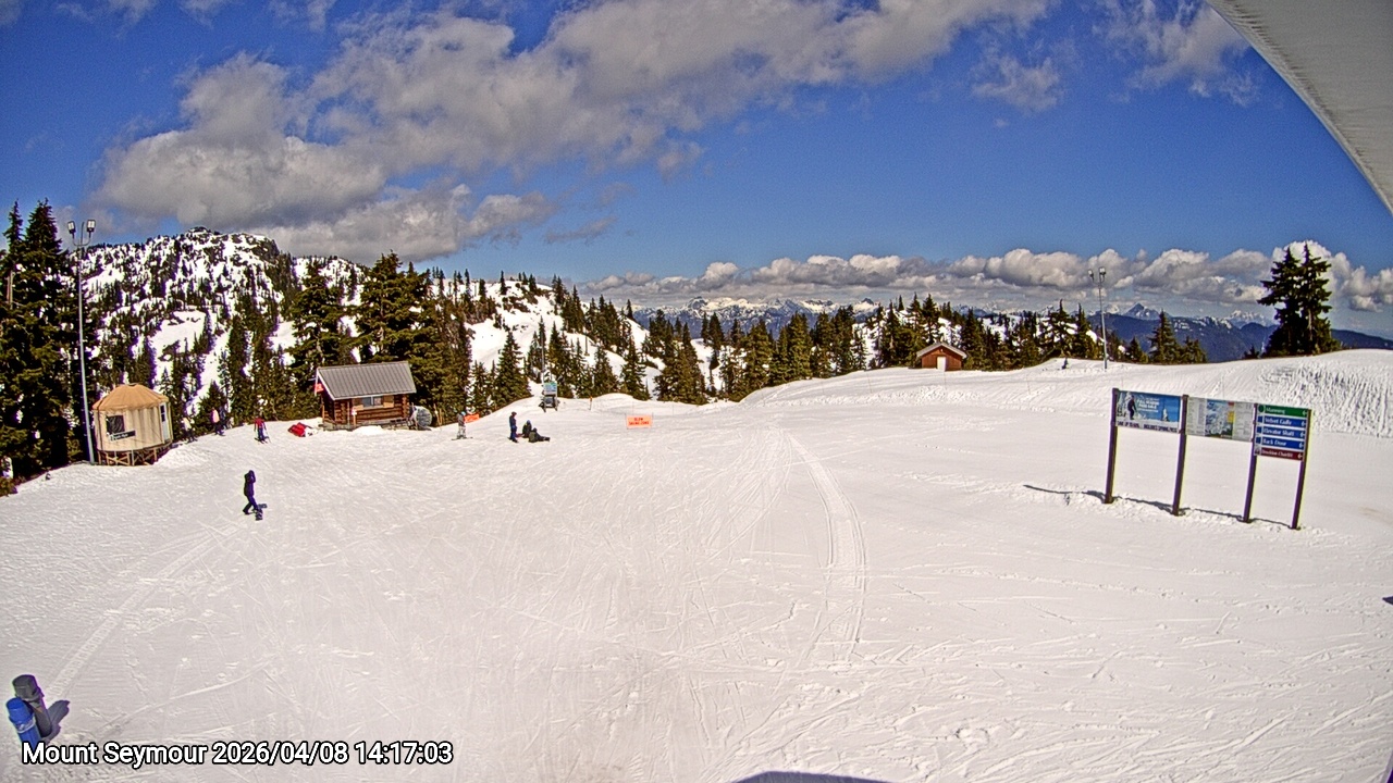 Webcam frame from Mount Seymour on 2026/04/08