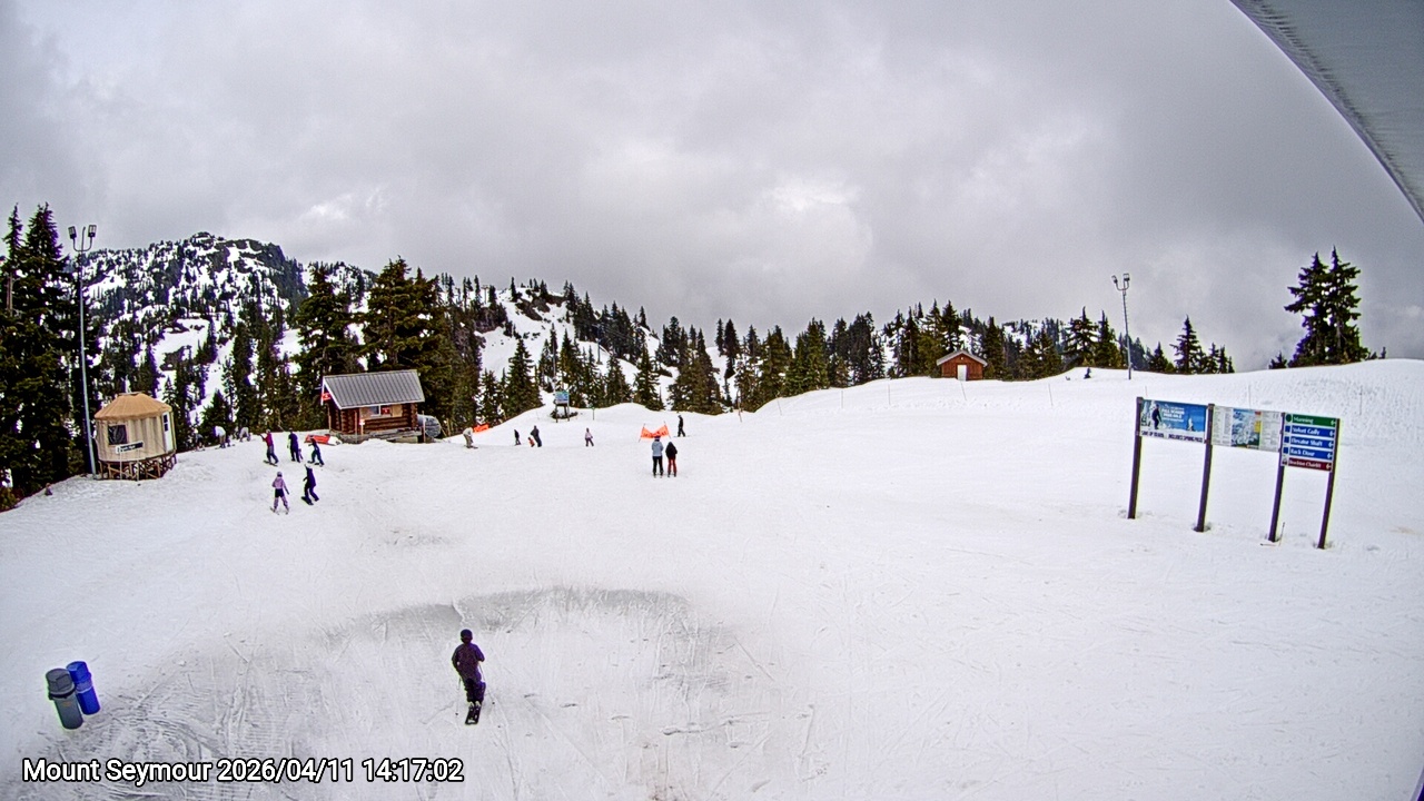 Webcam frame from Mount Seymour on 2026/04/11