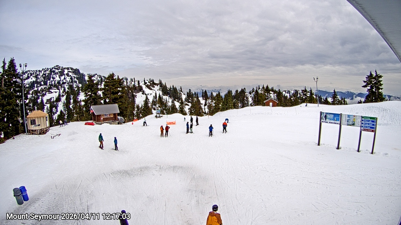 Webcam frame from Mount Seymour at 2026/04/11 12:00