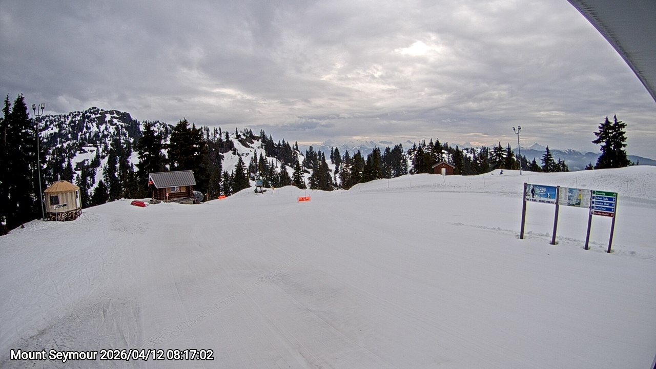 Webcam frame from Mount Seymour on 2026/04/12