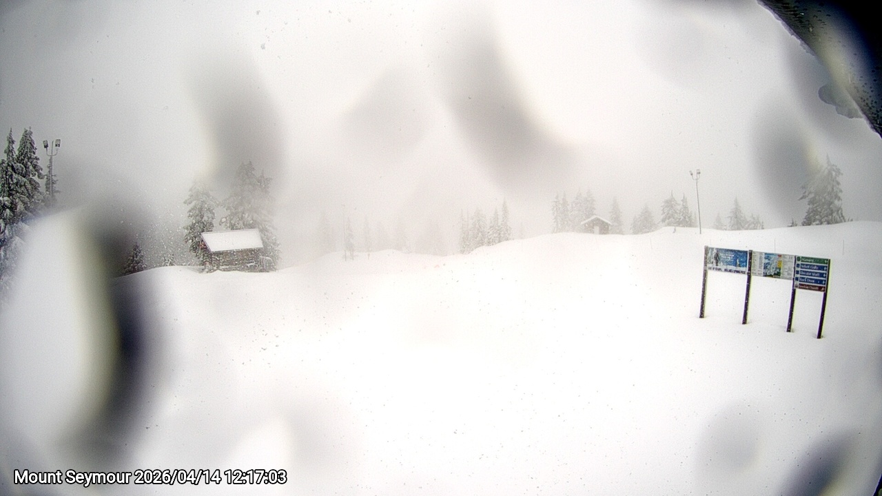 Webcam frame from Mount Seymour at 2026/04/14 12:00