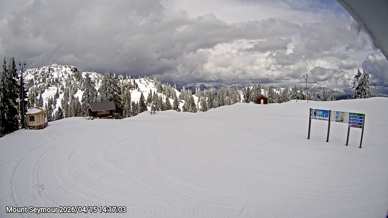 Webcam frame from Mount Seymour on 2026/04/15