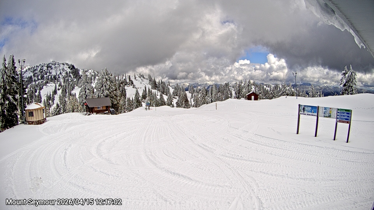 Webcam frame from Mount Seymour at 2026/04/15 12:00