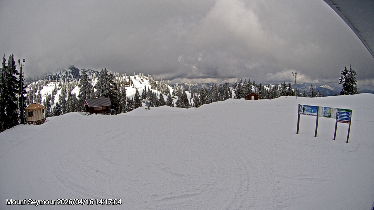Webcam frame from Mount Seymour on 2026/04/16