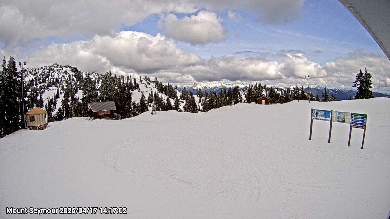 Webcam frame from Mount Seymour on 2026/04/17