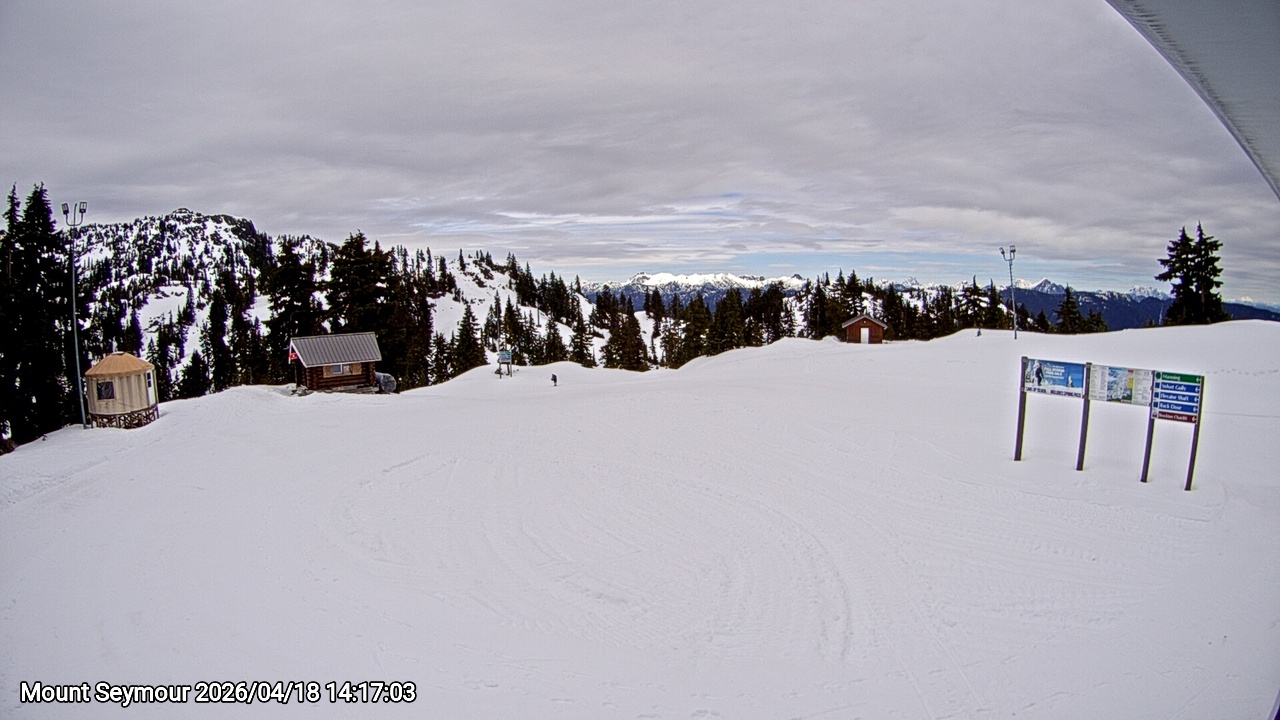 Webcam frame from Mount Seymour on 2026/04/18