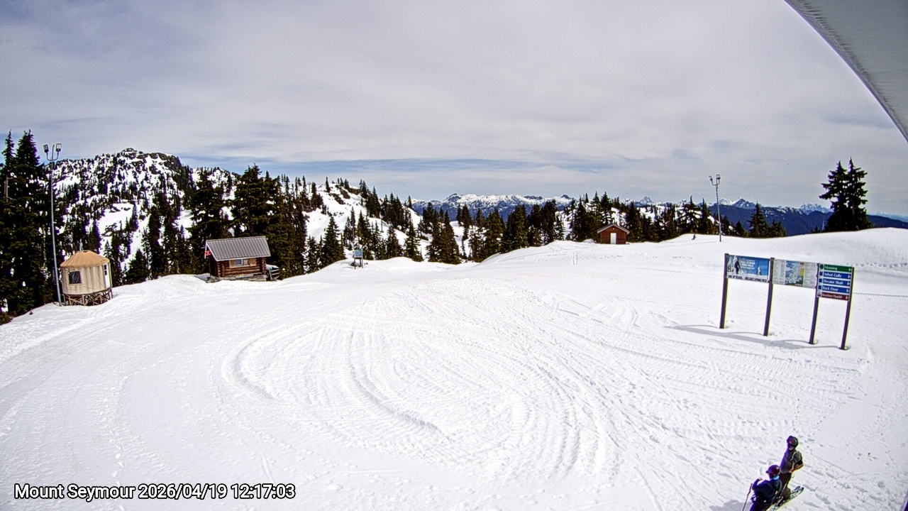 Webcam frame from Mount Seymour at 2026/04/19 12:00