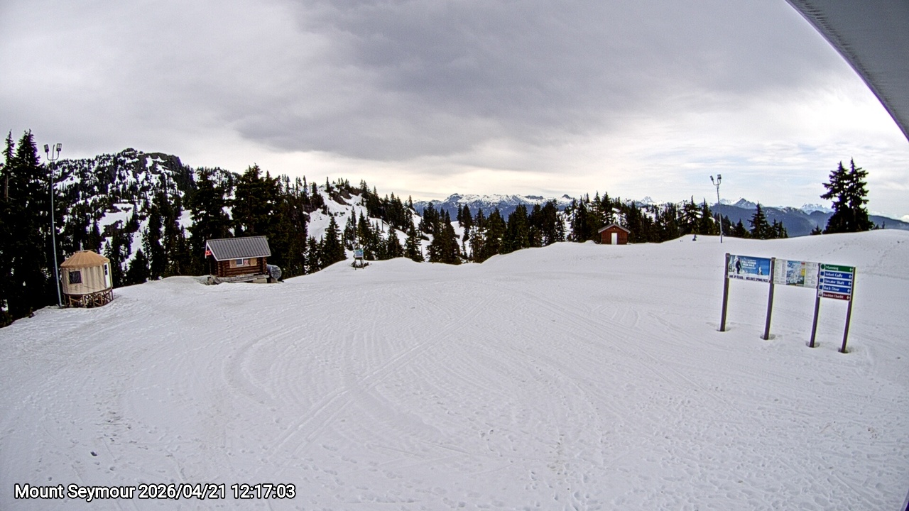 Webcam frame from Mount Seymour at 2026/04/21 12:00