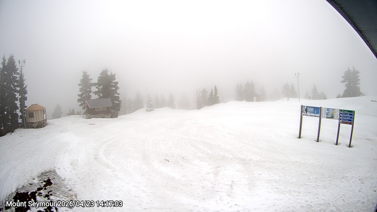 Webcam frame from Mount Seymour on 2026/04/23