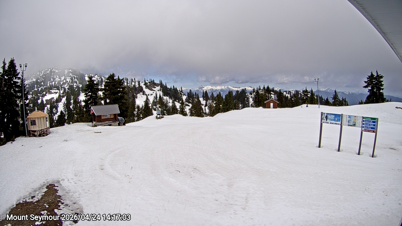 Webcam frame from Mount Seymour on 2026/04/24