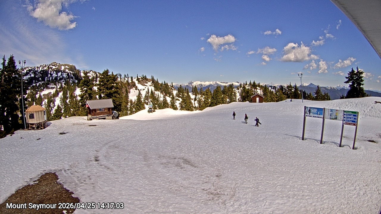 Webcam frame from Mount Seymour on 2026/04/25