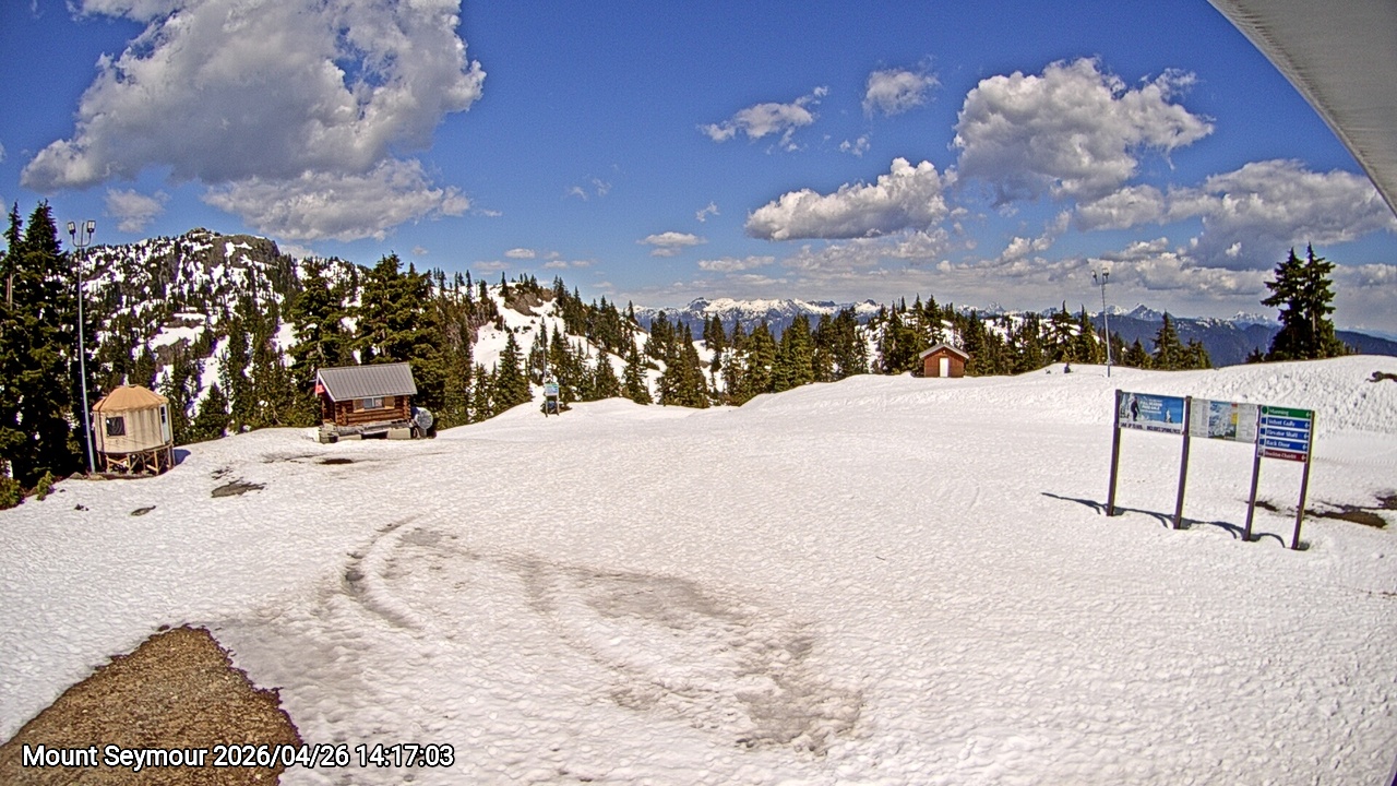 Webcam frame from Mount Seymour on 2026/04/26