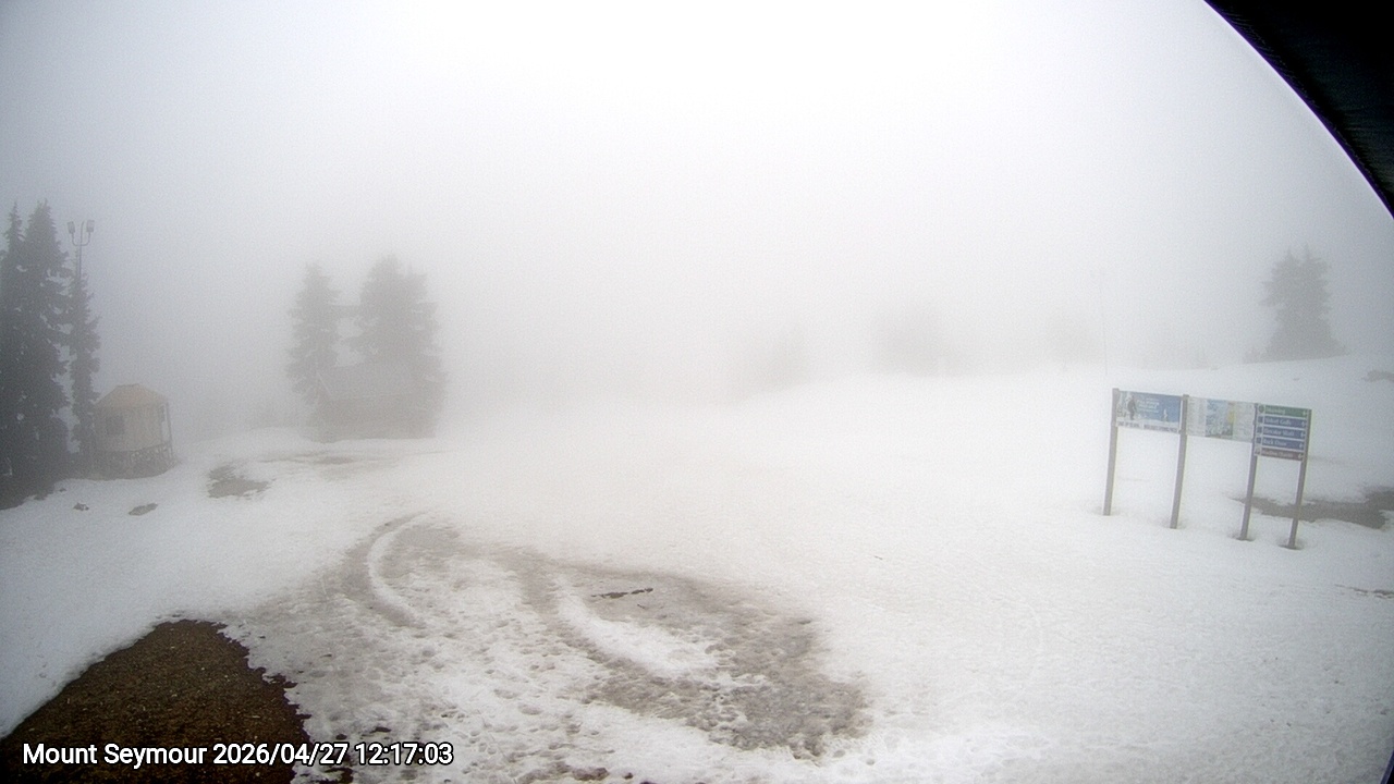 Webcam frame from Mount Seymour at 2026/04/27 12:00