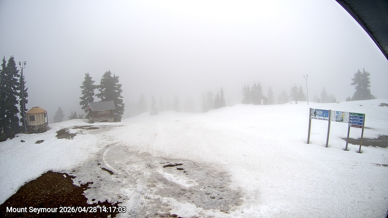 Webcam frame from Mount Seymour on 2026/04/28