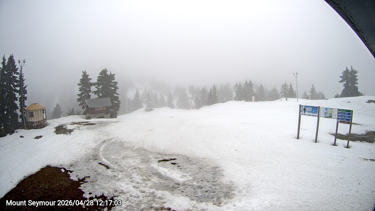 Webcam frame from Mount Seymour at 2026/04/28 12:00