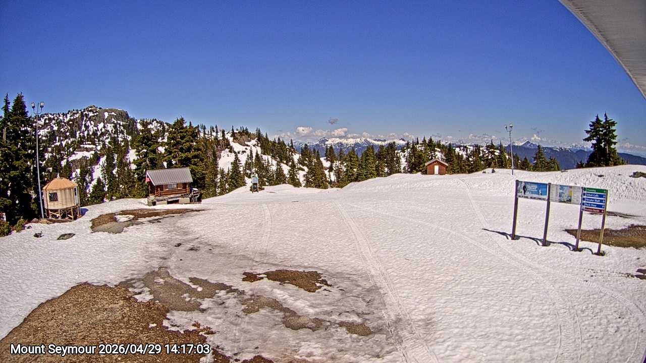 Webcam frame from Mount Seymour on 2026/04/29