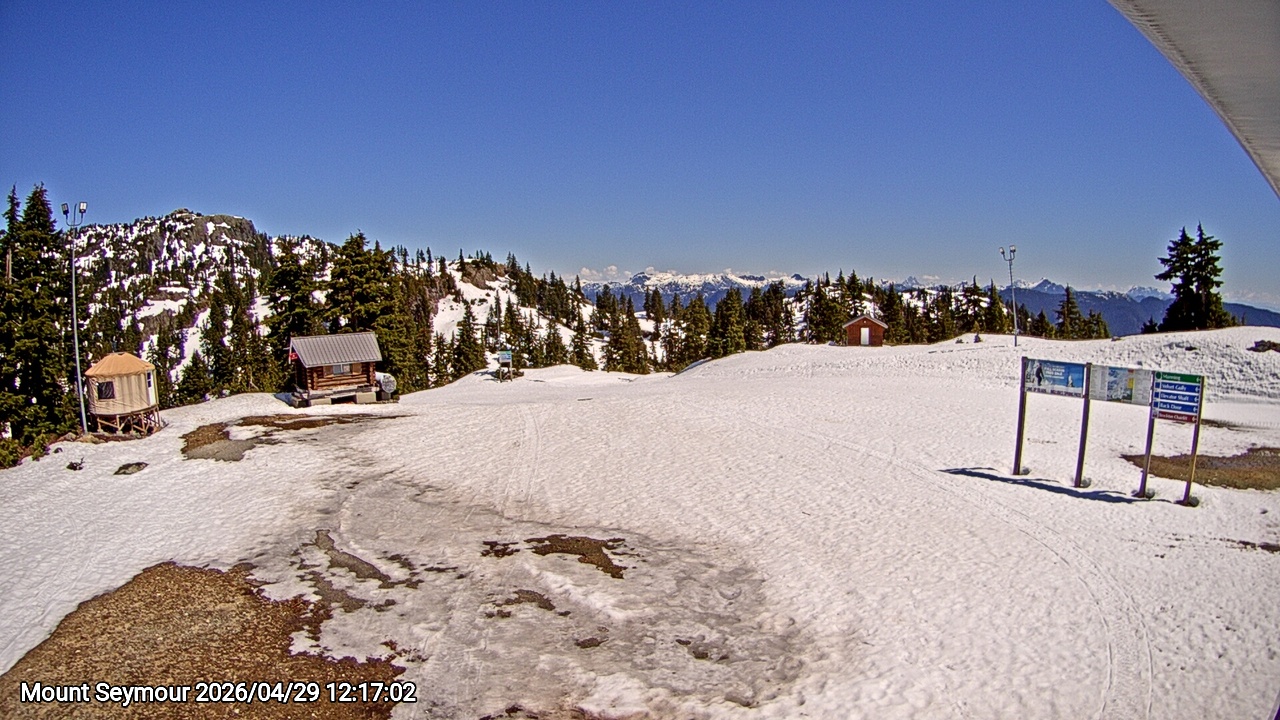 Webcam frame from Mount Seymour at 2026/04/29 12:00
