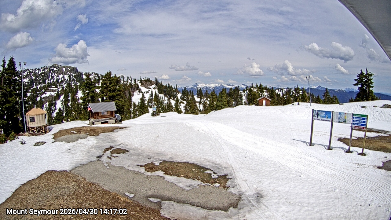Webcam frame from Mount Seymour on 2026/04/30