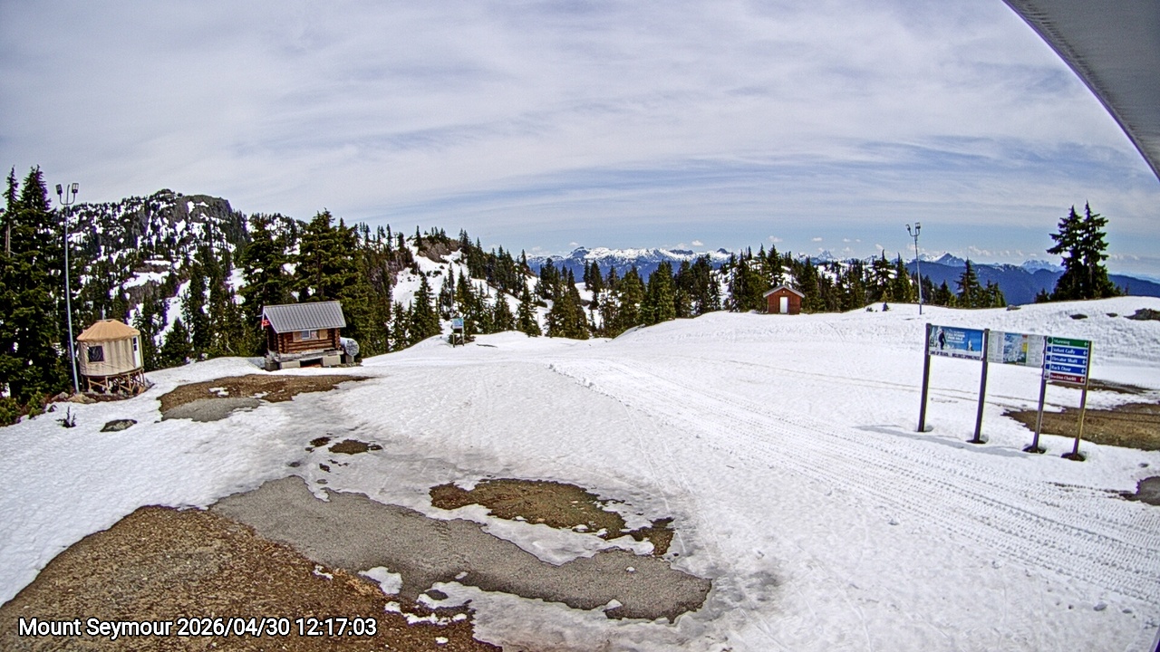 Webcam frame from Mount Seymour at 2026/04/30 12:00