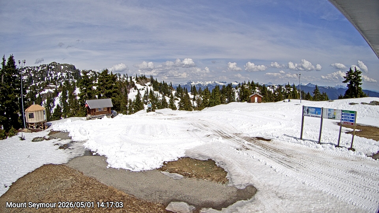 Webcam frame from Mount Seymour on 2026/05/01