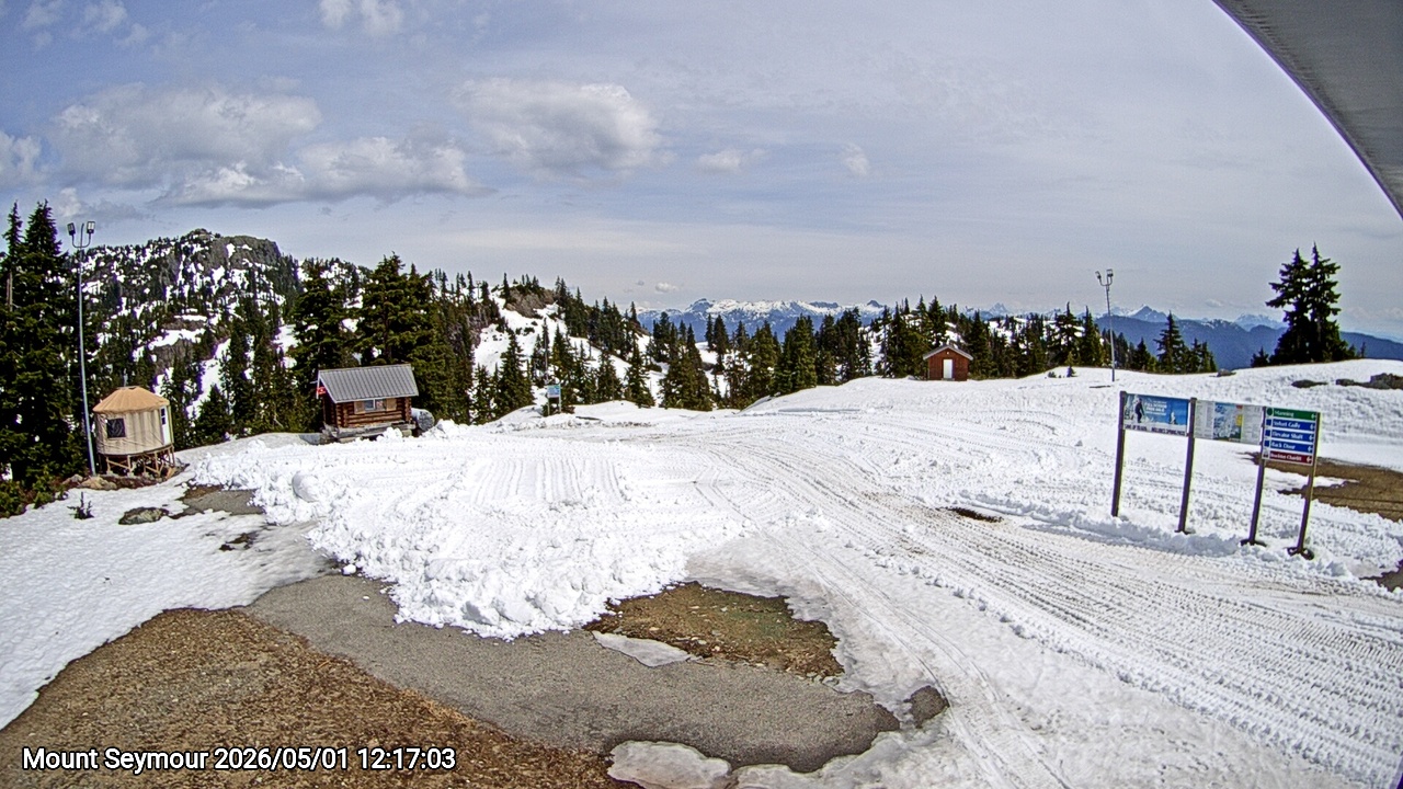 Webcam frame from Mount Seymour at 2026/05/01 12:00