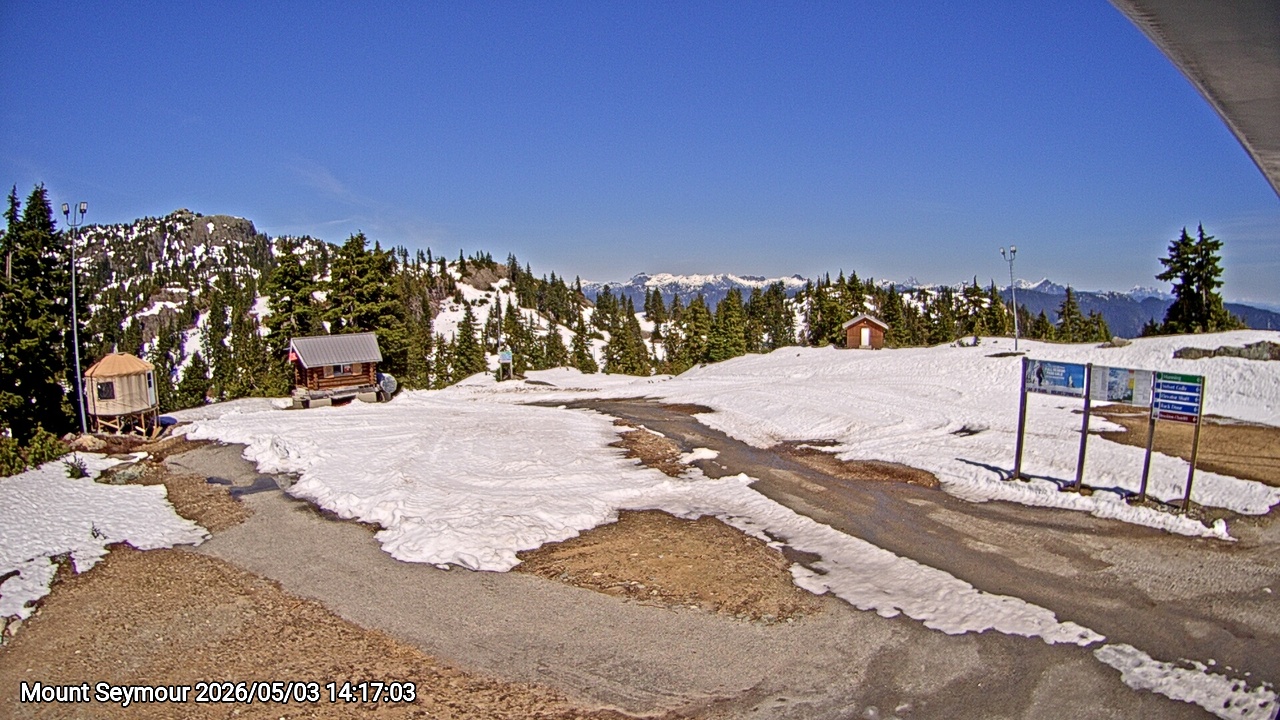 Webcam frame from Mount Seymour on 2026/05/03
