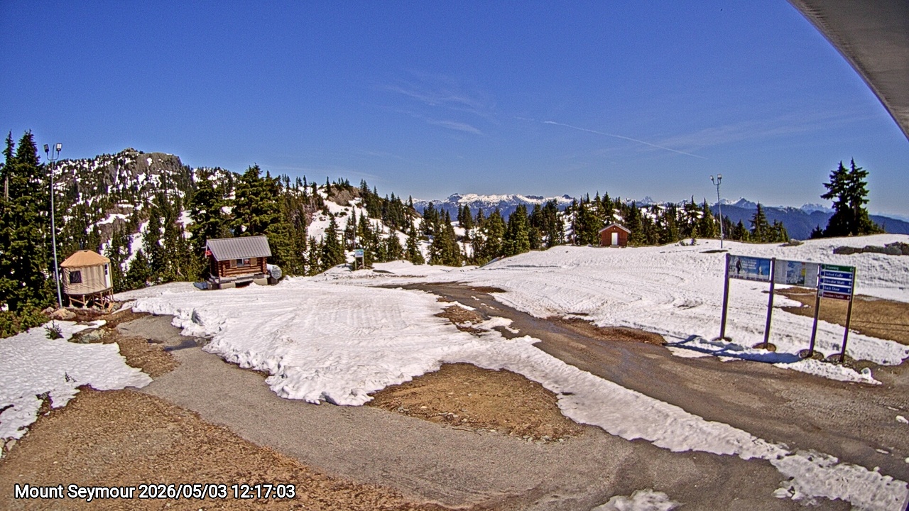 Webcam frame from Mount Seymour at 2026/05/03 12:00